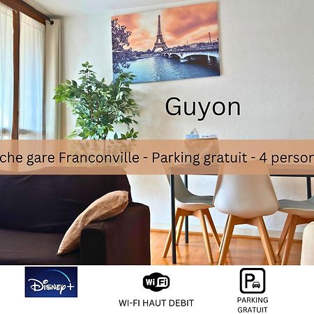 Guyon - Cosy Proche Gare Parking Facile - Balcon #Sirdest Apartment Franconville  Exterior foto